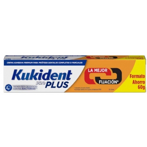Kukident pro plus firmeza al masticar  1 envase 57 g sabor neutro