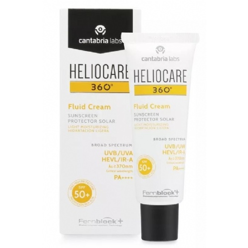 Heliocare 360º spf 50+ fluido cremoso sunscreen - protector solar fluid cream (50 ml)