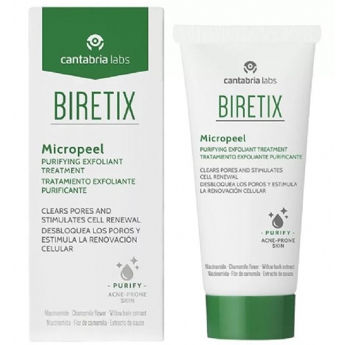 Biretix micropeel tratamiento exfoliante purificante (1 envase 50 ml)