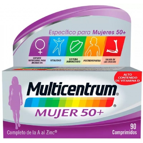 Multicentrum mujer 50+ (90 comprimidos)
