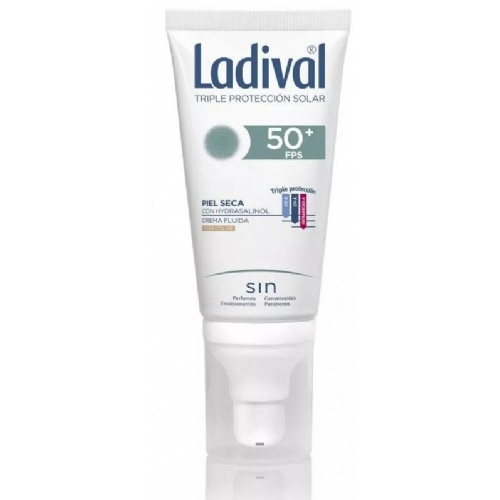 Ladival facial piel seca fps 50+ (1 envase 50 ml color)
