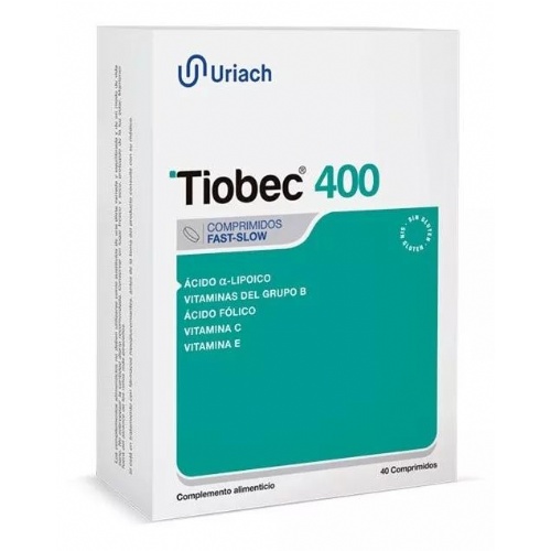 Tiobec 400 (40 comprimidos fast slow)