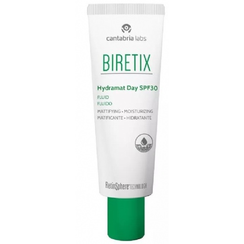 Biretix hydramat day spf 30 fluido matificante hidratante (1 envase 50 ml)