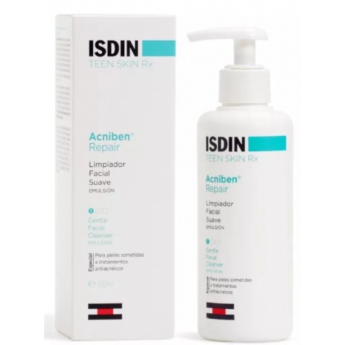 Acniben repair suave limpiador facial hidratante - isdin teen skin rx (200 ml)