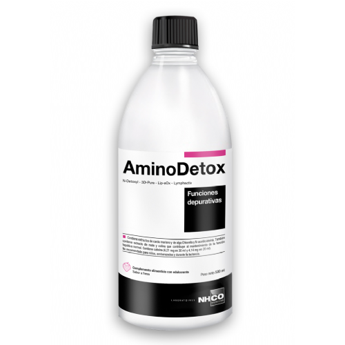 Aminodetox (1 botella 500 ml sabor fresa)