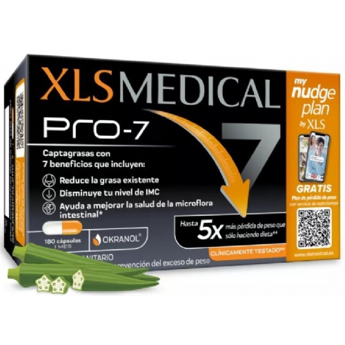 Xls medical pro 7 nudge-180 CAPSULAS