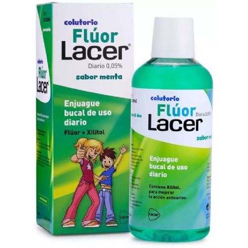 Lacer colutorio fluor diario 0,05 % (menta 500 ml)