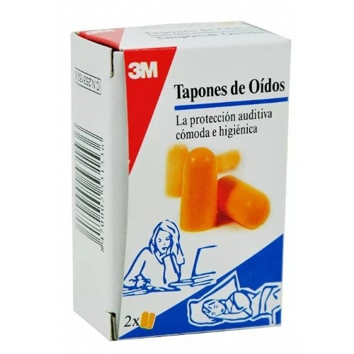 Tapones oidos poliuretano - 3m ruido (4 u)