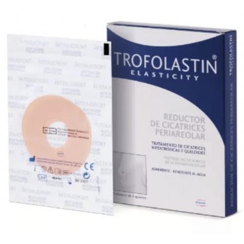 Trofolastin reductor de cicatrices periareolar (3 blister 2 apositos)
