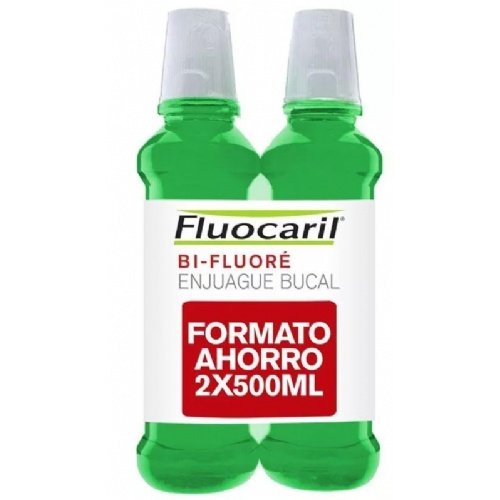 Fluocaril bi-fluore colutorio con fluor (2 envases 500 ml pack)
