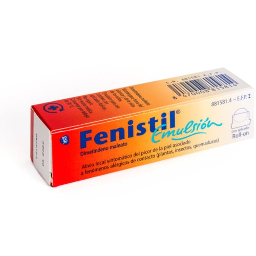 FENISTIL 1 MG/ML EMULSIÓN CUTÁNEA  , 1 frasco de 8 ml