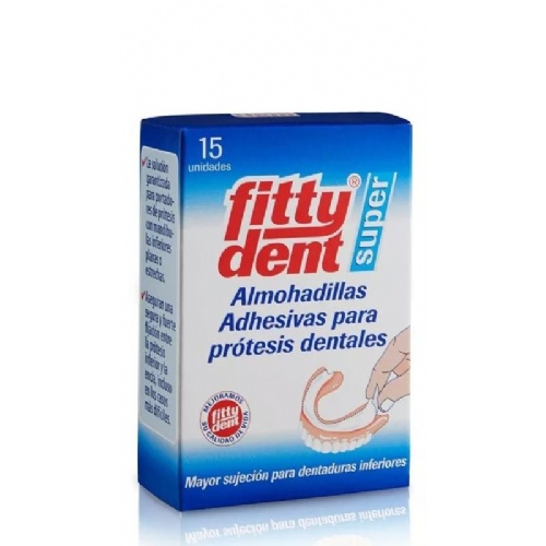 Fittydent superadh - almohadillas adhesivas protesis (15 u)