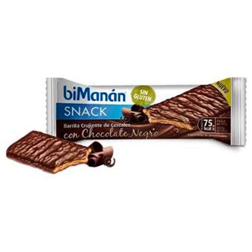 Bimanan barrita crujiente cereales choco negro (17 g  20 barritas)