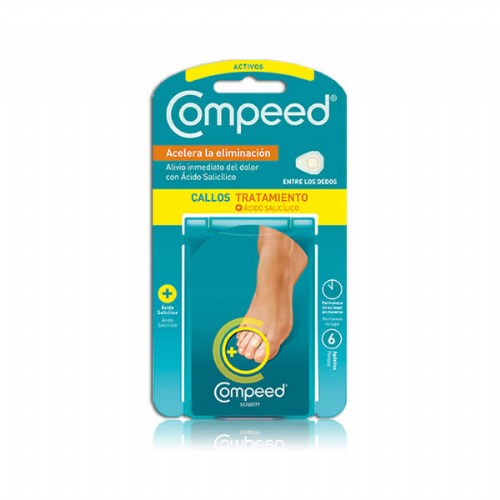 Compeed callos activos dedos - hidrocoloide (6 u med)