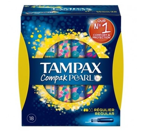 Tampax compak pearl regula 18u