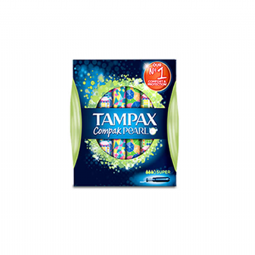Tampax compak pearl super 18u