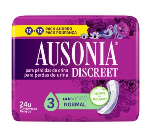 Absorb inc orina muy ligera - ausonia discreet (normal 24 u)