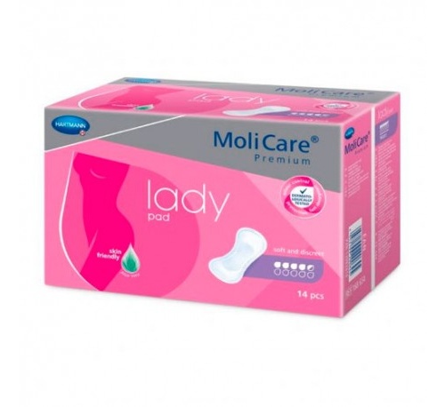 Absorb inc orina ligera - molicare premium lady pad (4.5 gotas 14 u)