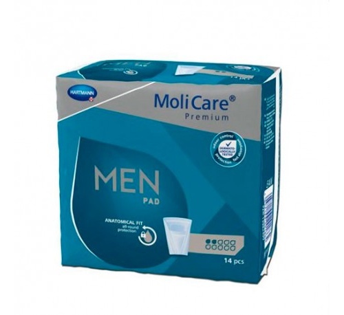 Absorbente incontinencia orina ligera - molicare premium men pad (2 gotas 24 unidades)