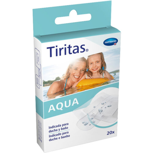 Tiritas aqua - aposito adhesivo (20 unidades 3 tamaños)
