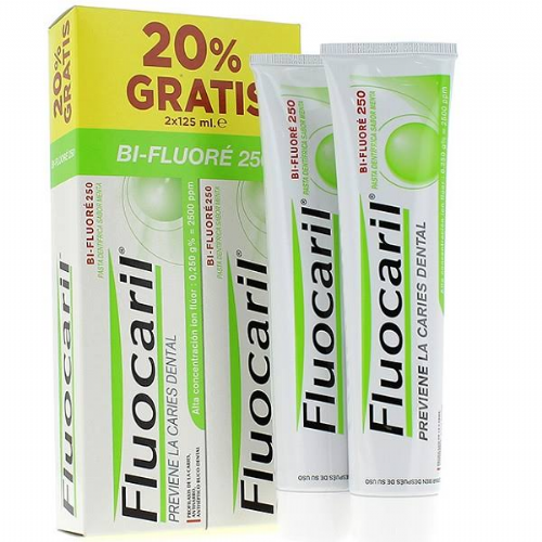 Fluocaril bi-fluore 250 dentifrico (duplo 125 ml 2 u)