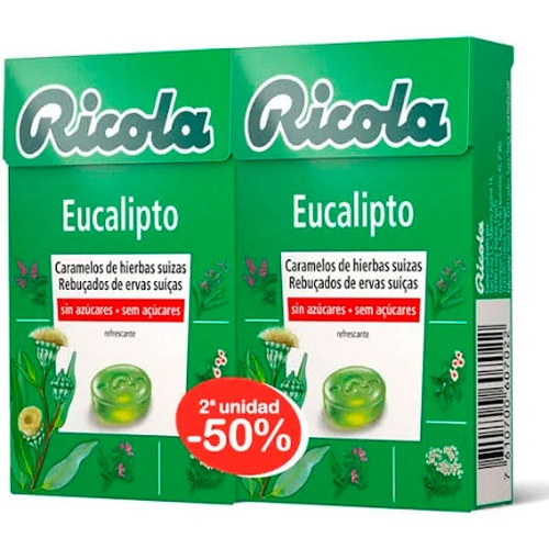 Ricola duplo eucalipto 50 g