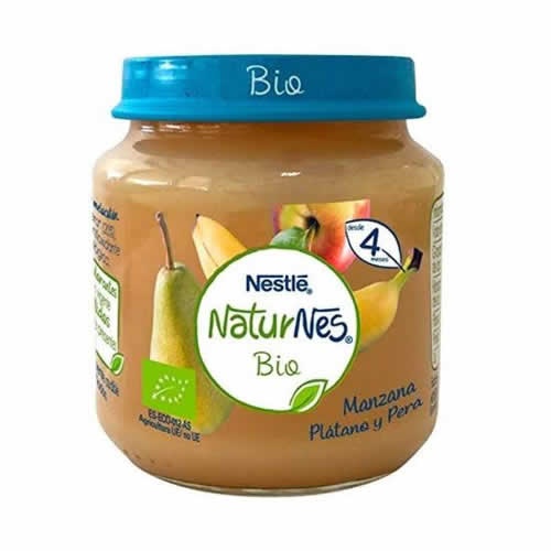 Nestle naturnes bio manzana platano y pera (1 envase 120 g)
