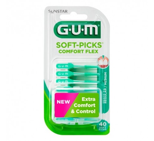 Gum soft picks confort flex mint
