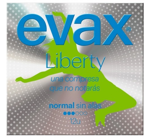 Compresas higienicas femeninas - evax liberty (normal sin alas 16 compresas)