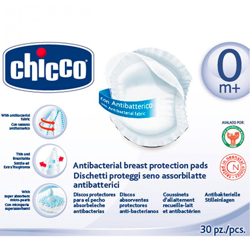 Discos absorbentes lactancia - chicco (30 u)