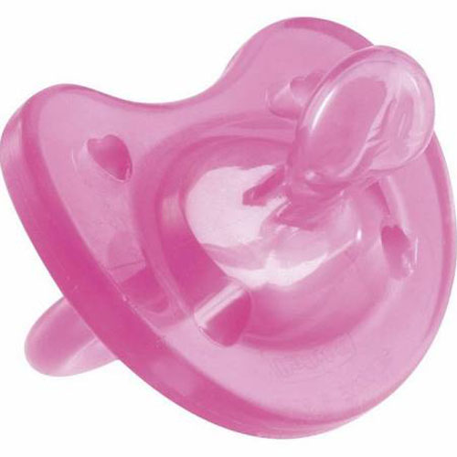 Chupete silicona - chicco physio soft anatomico gommotto (12m+  rosa)