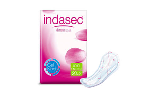 Indasec mini compresa perdidas leves (22 absorb)