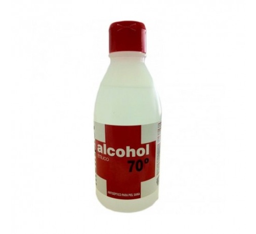 Alcohol 70º - montplet (1 frasco 250 ml)