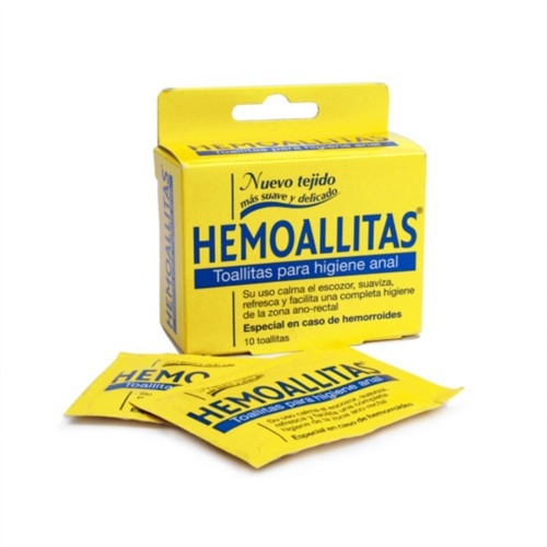 Hemoallitas higiene anal (15 toallitas)