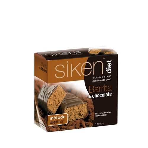 Siken diet barrita chocolate (5 barritas 36 g)
