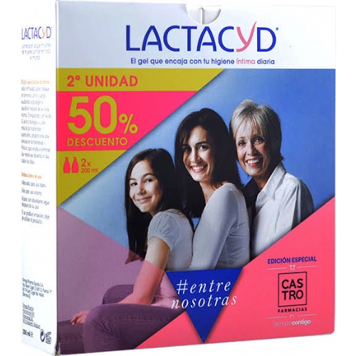 Lactacyd intimo gel suave (2 envases 200 ml pack)