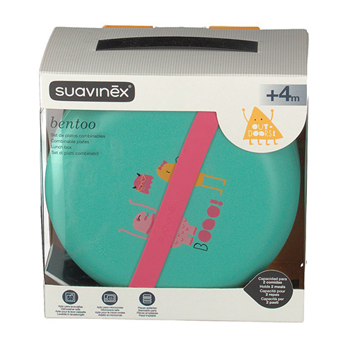 Vajilla infantil platos combinables - suavinex (+4 meses bentoo)