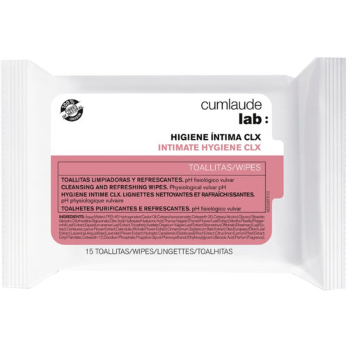 Cumlaude lab: higiene intima clx toallitas 15 un