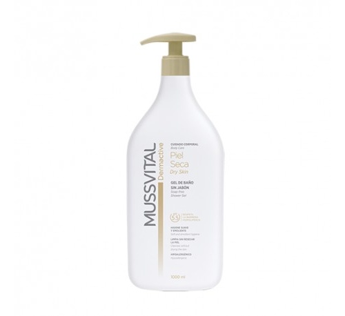 Mussvital dermactiv gel de baño piel seca (1000 ml)