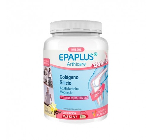 Epaplus colageno + silicio + hialuronico - + magnesio + calcio polvo (sabor vainilla 383.01 g)