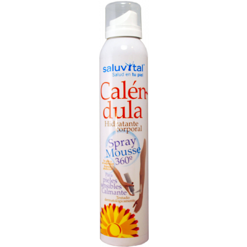 Saluvital calendula mousse hidratante corporal (spray 200 ml)