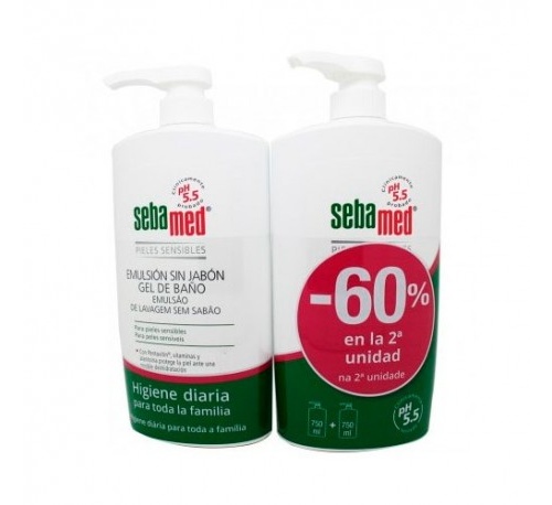 Sebamed emulsion sin jabon (750 ml)