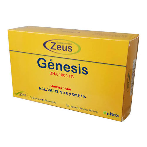 Genesis dha 1000tg omega 3 120 cap zeus