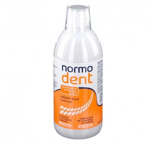 Normodent clorhexidina 0.12% colutorio (1 envase 500 ml)