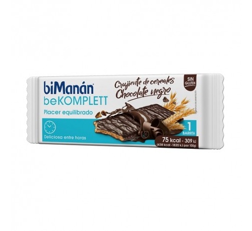 Bimanan barrita chocolate crujientes snack (35 g 24 barritas)