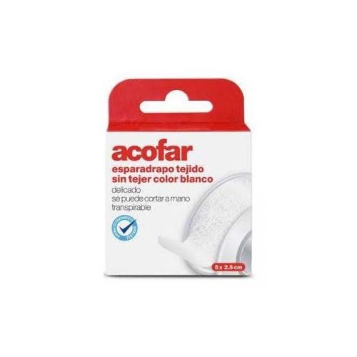 Esparadrapo - acofar (tejido sin tejer blanco 5 x 2.5 cm)