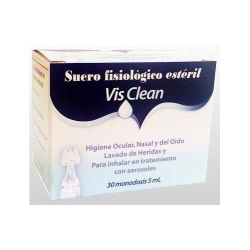Visclean suero fisiologico esteril (30 unidades 5 ml)