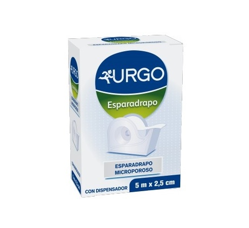 Esparadrapo hipoalergico - urgo microporoso (5 m x 2.5 cm)