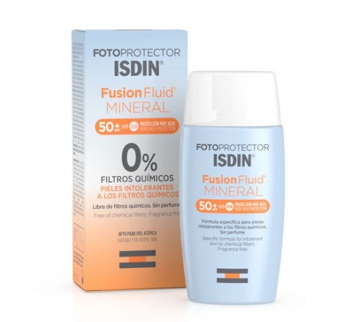 Fotoprotector isdin fusion fluid mineral spf 50 (50 ml)