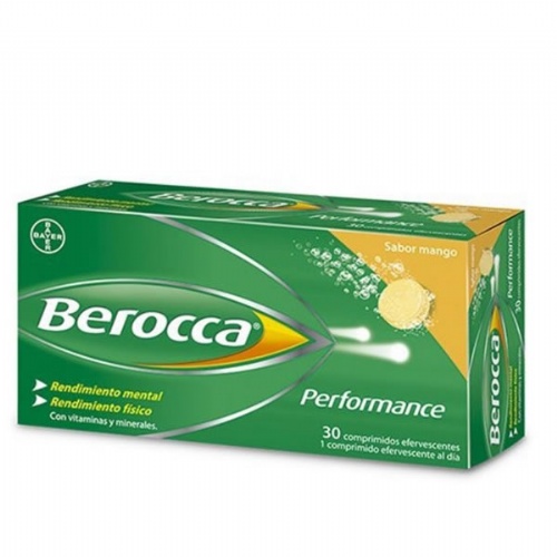 Berocca performance (30 comprimidos efervescentes sabor mango)